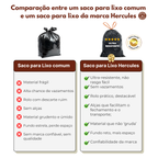 Saco para Lixo PP 15L Reforçado com Alça 60un