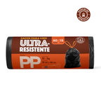 Saco para Lixo PP 15L Reforçado com Alça 60un