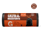 Saco para Lixo G 100L Reforçado com Alça 20un