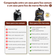 Saco para Lixo PP 15L Reforçado Rolo 80un