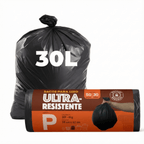 Saco para Lixo P 30L Reforçado Rolo 50un